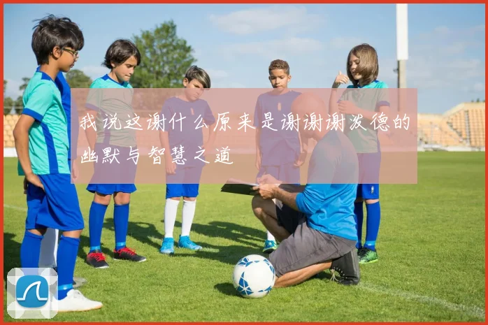 我说这谢什么原来是谢谢谢泼德的幽默与智慧之道